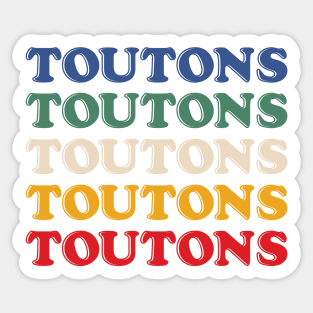 Toutons || Newfoundland and Labrador || Gifts || Souvenirs || Clothing Sticker